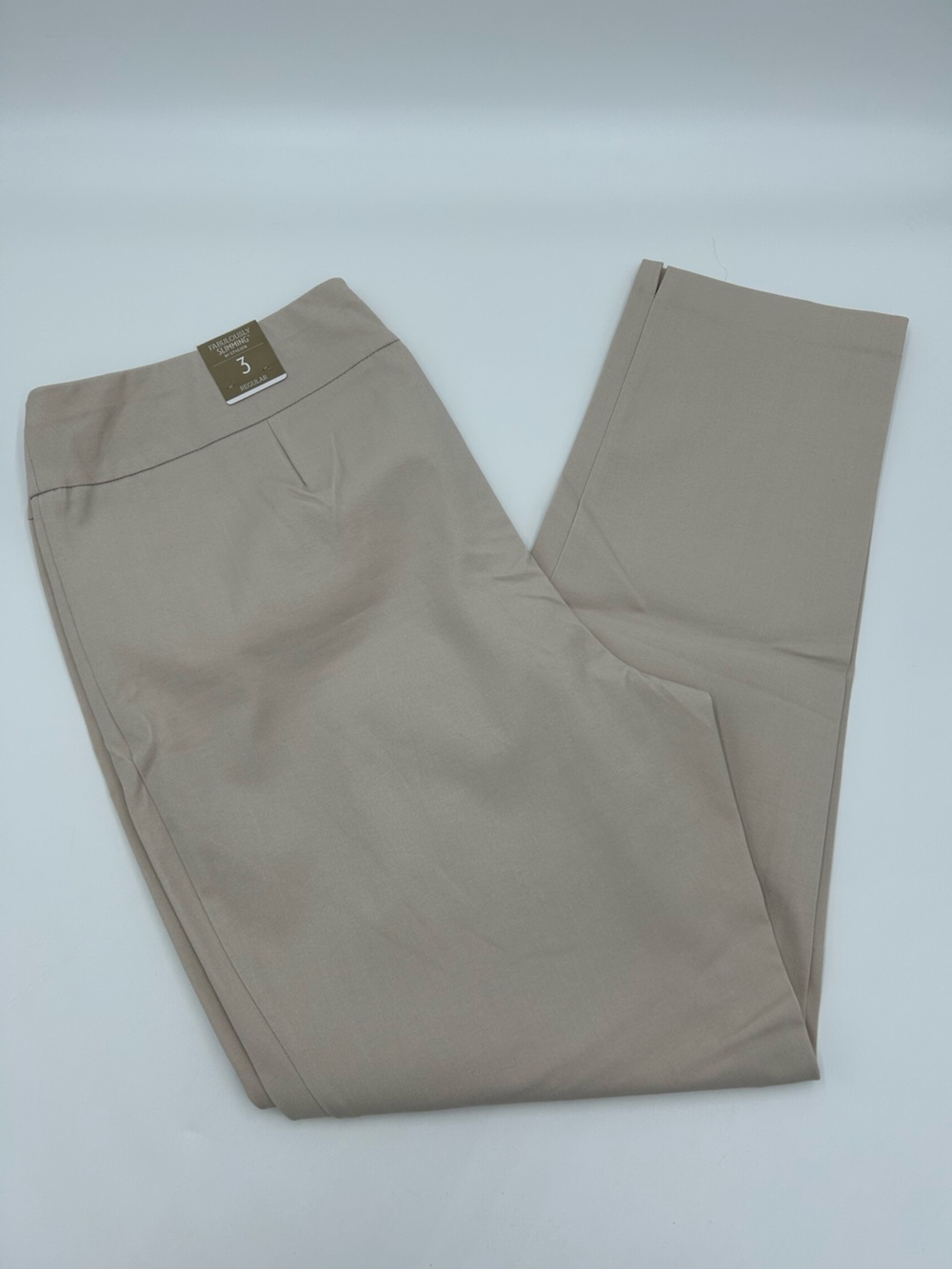 Chico's Women’s Slimming Stretch Pants Contemporary Taupe 3 (US 18) NWT